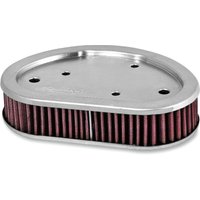 HD-9608 - K&N High Flow Air Filter For Harley Davidson FLD 1690 2012-2013 - Red/Silver