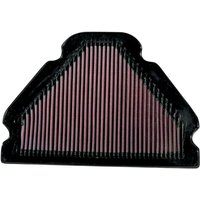 KA-9098 - K&N High Flow Air Filter For Kawasaki ZX-9 R 1998-2003 - Black/Red