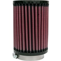 RU-0610 - K&N Universal Clamp On Air Filter - Black/Red