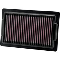 YA-1709 - K&N High Flow Air Filter For Yamaha VMX 1700 2009-2016 - Black/Red