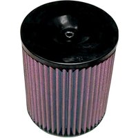 Image of YA-4504 - K&N High Flow Air Filter For Yamaha YFZ450 2012-2014 - Black/Red