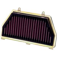 HA-6007R - K&N Race Spec High Flow Air Filter For Honda CBR600RR 2007-2024 - Black/Gold/Red