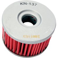 KN-137 - K&N Performance Oil Filter For Ccm 644 2003-2005 - Red/Silver