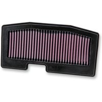 TB-6713 - K&N High Flow Air Filter For Triumph Daytona 675 2006-2015 - Black/Red