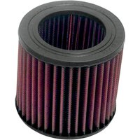 Image of BM-0200 - K&N High Flow Air Filter For BMW R 100 1981-1984 - Black/Red