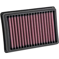 Image of MG-1315 - K&N High Flow Air Filter For Moto Guzzi AUDACE 1400 2015-2017 - Black/Red