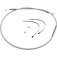Image of 3216HE - Magnum Shielding Sterling Chromite II Clutch Cable For Harley Davidson FLST 1450 163.5 cm (64-7/16") - Chrome