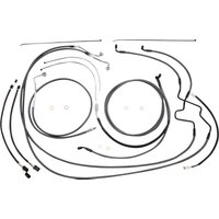 787872 - Magnum Shielding KarbonFibr Designer Handlebar Cable Install Kit For Harley Davidson FLTRK 1868 2020-2024 38 - 43cm (15" - 17") - Carbon Fiber/Silver