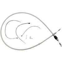 Image of 323416HE - Magnum Shielding Sterling Chromite II Quick Connect Clutch Cable For Harley Davidson FLDE 1750 2018-2020 127 cm (50") - Chrome