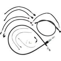 4871181 - Magnum Shielding Pearl Designer Handlebar Cable Install Kit For Harley Davidson FLDE 1750 2018-2020 30.5 - 35.5cm (12" - 14") - Black