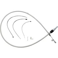 Image of 323414HE - Magnum Shielding Sterling Chromite II Quick Connect Clutch Cable For Harley Davidson FLDE 1750 2018-2020 122 cm (48") - Chrome