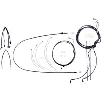 4871213 - Magnum Shielding Pearl Designer Handlebar Cable Install Kit For Harley Davidson FLHTK 1868 2021-2023 45.5 - 51cm (18" - 20") - Black