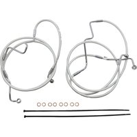 387993 - Magnum Shielding Sterling Chromite II Designer Handlebar Cable Install Kit For Harley Davidson FLHR 1750 2021-2022 45.5 - 51cm (18" - 20") - Chrome/Clear-Coated