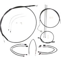 4871022 - Magnum Shielding Pearl Designer Handlebar Cable Install Kit For Harley Davidson FLHRXS 1868 2021-2024 38 - 43cm (15" - 17") - Black