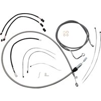 5891141 - Magnum Shielding XR Handlebar Cable Install Kit For Harley Davidson FLTRK 1868 2021-2024 30.5 - 35.5cm (12" - 14") - Chrome/Clear-Coated