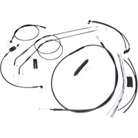 486672 - Magnum Shielding XR Handlebar Cable Install Kit For Harley Davidson XL 1200 C 25.5 - 30.5cm (10" - 12") - Black