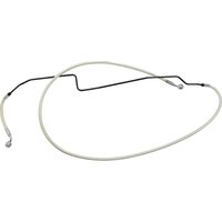 AS375148 - Magnum Shielding Braided Brake Hose For Indian Challenger 108 2020-2024 +20.3 cm (8") Front/Lower Or Upper - Chrome/Sterling Chromite® II