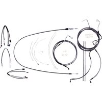 7871201 - Magnum Shielding KarbonFibr Designer Handlebar Cable Install Kit For Harley Davidson FLHRXS 1868 2021-2023 30.5 - 35.5cm (12" - 14") - Carbon Fiber/Silver