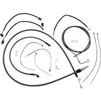 7871142 - Magnum Shielding KarbonFibr Designer Handlebar Cable Install Kit For Harley Davidson FLTRK 1868 2021-2024 38 - 43cm (15" - 17") - Carbon Fiber/Silver