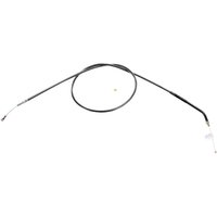 Image of 44368 - Magnum Shielding Pearl Braided Throttle/Idle Cable For Harley Davidson XL 1200 C 2007-2020 96 cm (37-7/8") - Black