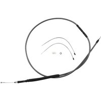 722312HE - Magnum Shielding Polished KarbonFibr Clutch Cable For Harley Davidson FLHR 1584 2008 189.5 cm (74-11/16") - Carbon Fiber/Silver