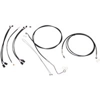 489421 - Magnum Shielding XR Handlebar Cable Install Kit For Harley Davidson FLHRXS 1750 2017-2018 30.5 - 35.5cm (12" - 14") - Black/Chrome