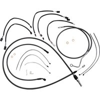 4871132 - Magnum Shielding Pearl Designer Handlebar Cable Install Kit For Harley Davidson FLHRXS 1868 2021-2024 38 - 43cm (15" - 17") - Black