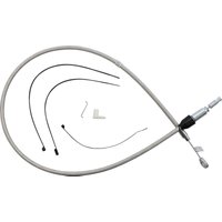 Image of 52348HE - Magnum Shielding Quick Connect Clutch Cable For Harley Davidson FLDE 1750 2018-2020 106.5 cm (42") - Silver