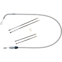Image of 52356HE - Magnum Shielding Quick Connect Clutch Cable For Harley Davidson FLDE 1750 2018-2020 114.5 cm (45") - Silver