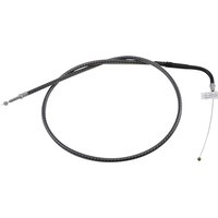 7319 - Magnum Shielding KarbonFibr Braided Throttle/Idle Cable For Harley Davidson FLD 1690 2012-2013 83 cm (32-3/4") - Carbon Fiber/Silver