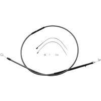 722816 - Magnum Shielding Polished KarbonFibr Clutch Cable For Harley Davidson FLD 1690 2012-2013 184.5 cm (72-11/16") - Carbon Fiber/Silver