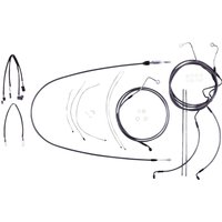 7871223 - Magnum Shielding KarbonFibr Designer Handlebar Cable Install Kit For Harley Davidson FLHR 1750 2021-2022 45.5 - 51cm (18" - 20") - Carbon Fiber/Silver