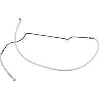 AS375037 - Magnum Shielding Braided Front Upper Brake Hose For Indian Scout 60 2021-2022 +15.2 cm (6")/+20.3 cm (8") - Chrome/Sterling Chromite® II