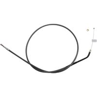 74368 - Magnum Shielding KarbonFibr Braided Throttle/Idle Cable For Harley Davidson XL 1200 C 2007-2020 96 cm (37-7/8") - Carbon Fiber/Silver