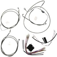 589001 - Magnum Shielding XR Handlebar Cable Install Kit For Harley Davidson FLHRSE4 1800 2008 30.5 - 35.5cm (12" - 14") - Chrome/Clear-Coated