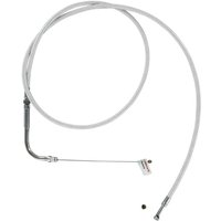 3325 - Magnum Shielding Sterling Chromite II Throttle Cable For Harley Davidson FLS 1690 2012-2015 78 cm (30-3/4") - Chrome/Clear-Coated
