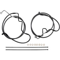 487991 - Magnum Shielding Pearl Designer Handlebar Cable Install Kit For Harley Davidson FLHR 1750 2021-2022 30.5 - 35.5cm (12" - 14") - Black