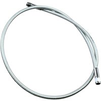 Image of AS3538 - Magnum Shielding Braided Universal ABS Brake Hose 96.5 cm (38") - Chrome/Sterling Chromite® II