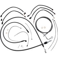 7871132 - Magnum Shielding KarbonFibr Designer Handlebar Cable Install Kit For Harley Davidson FLHRXS 1868 2021-2024 38 - 43cm (15" - 17") - Carbon Fiber/Silver