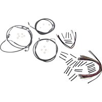 589022 - Magnum Shielding XR Handlebar Cable Install Kit For Harley Davidson FLTRSE3 1800 2009 38 - 43cm (15" - 17") - Chrome/Clear-Coated