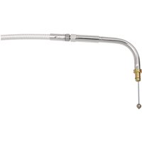 Image of 3321 - Magnum Shielding Sterling Chromite II Throttle Cable For Harley Davidson FLHR 1340 1996-1998 100.5 cm (39-1/2") - Chrome/Clear-Coated