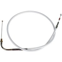 Image of 3425 - Magnum Shielding Sterling Chromite II Throttle Cable For Harley Davidson FLS 1690 2012-2015 78 cm (30-3/4") - Chrome/Clear-Coated