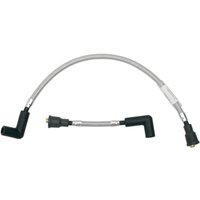 3023S - Magnum Shielding Braided Spark Plug Wire For Harley Davidson FL 1200 1977 165 mm (6-1/2")/43 cm (17") - Stainless Steel