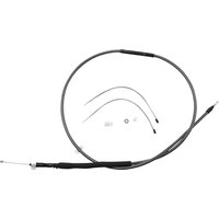 722814 - Magnum Shielding Polished KarbonFibr Clutch Cable For Harley Davidson FLD 1690 2012-2013 179.5 cm (70-11/16") - Carbon Fiber/Silver