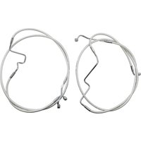 387991 - Magnum Shielding Sterling Chromite II Designer Handlebar Cable Install Kit For Harley Davidson FLHR 1750 2021-2022 30.5 - 35.5cm (12" - 14") - Chrome/Clear-Coated