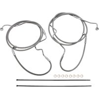 589971 - Magnum Shielding XR Handlebar Cable Install Kit For Harley Davidson FLTRK 1868 2021-2024 30.5 - 35.5cm (12" - 14") - Chrome/Clear-Coated