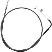 Image of 742110 - Magnum Shielding KarbonFibr Braided Throttle/Idle Cable For Harley Davidson FLD 1690 2012-2013 126 cm (49-5/8") - Carbon Fiber/Silver