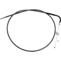 73198 - Magnum Shielding KarbonFibr Braided Throttle/Idle Cable For Harley Davidson FLD 1690 2012-2013 103 cm (40-1/2") - Carbon Fiber/Silver