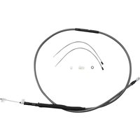 722812 - Magnum Shielding Polished KarbonFibr Clutch Cable For Harley Davidson FLD 1690 2012-2013 174.5 cm (68-11/16") - Carbon Fiber/Silver
