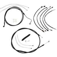 4861022 - Magnum Shielding XR Handlebar Cable Install Kit For Harley Davidson FLHRXS 1868 2021-2024 38 - 43cm (15" - 17") - Black